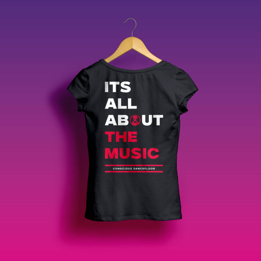 T Shirt Mujer It's All About the Music