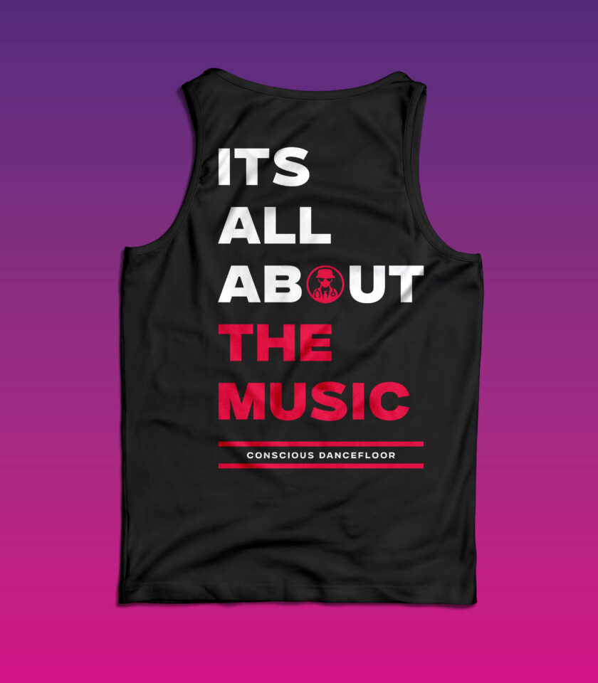 T Shirt Unisex Sin Mangas It's All About the Music